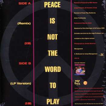 SP Main Source: Peace Is Not The Word To Play LTD 327659
