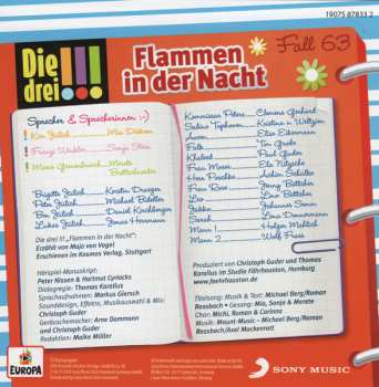 CD Maja Von Vogel: Die Drei !!!  Flammen In Der Nacht