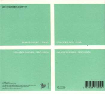 CD Makrokosmos Quartet: Rofu Manta Mantra (2 Works For 2 Pianos And 2 Percussionists By Nik Bärtsch) DIGI 95792