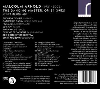 CD Malcolm Arnold: The Dancing Master Op. 34 435602