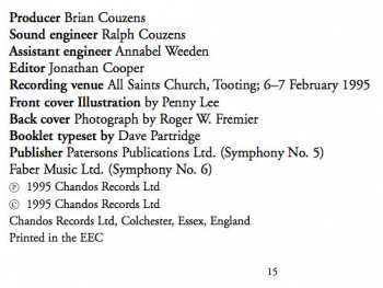 CD Malcolm Arnold: Symphonies 5 & 6 298044