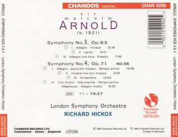CD Malcolm Arnold: Symphonies No.3 & No.4 313820