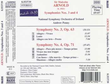 CD Malcolm Arnold: Symphonies Nos. 3 And 4 261816