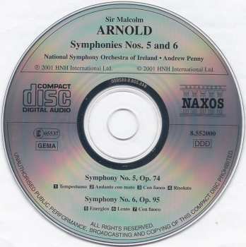 CD Malcolm Arnold: Symphonies Nos. 5 And 6 283408