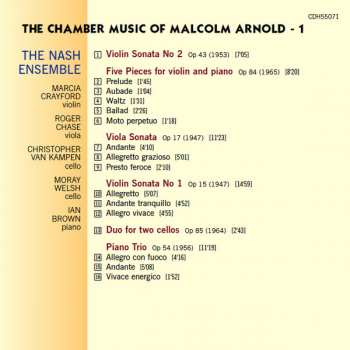 CD Malcolm Arnold: The Chamber Music Of Malcolm Arnold - 1 316455