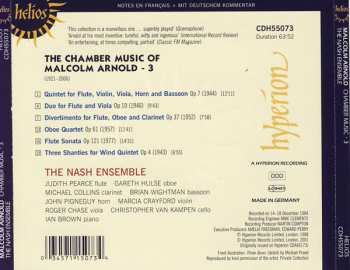 CD Malcolm Arnold: The Chamber Music Of Malcolm Arnold - 3 294287