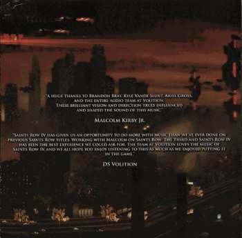 CD Malcolm Kirby Jr.: Saints Row IV - The Soundtrack 108419