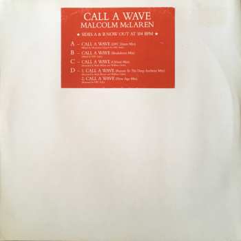 Album Malcolm McLaren And The Bootzilla Orchestra: Call A Wave