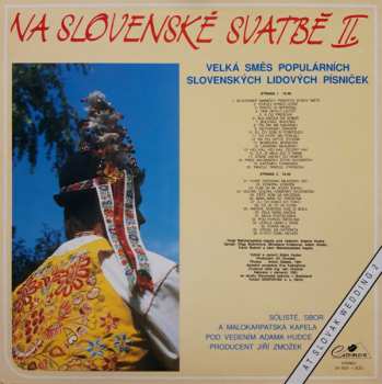 LP Malokarpatská Kapela: Na Slovenské Svatbě II. = At Slovak Wedding 2 531625