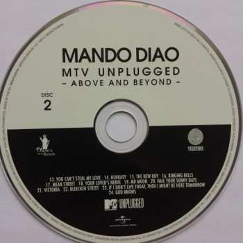 2CD Mando Diao: MTV Unplugged (Above And Beyond) LTD 229740
