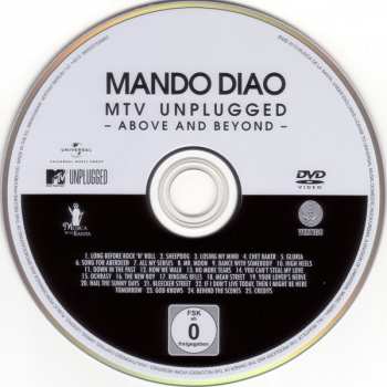 DVD Mando Diao: MTV Unplugged: Above And Beyond 44370