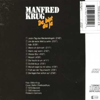 CD Manfred Krug: Da Bist Du Ja 123588