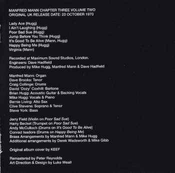 CD Manfred Mann Chapter Three: Volume Two 186747