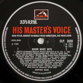 LP Manfred Mann: Mann Made Hits 509893