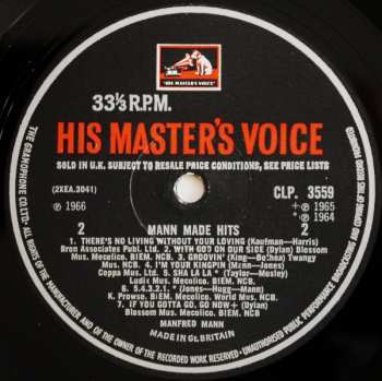 LP Manfred Mann: Mann Made Hits 509893