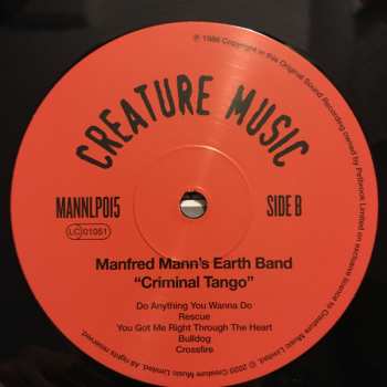 LP Manfred Mann's Earth Band: Criminal Tango 77140