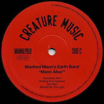 2LP Manfred Mann's Earth Band: Mann Alive 73155