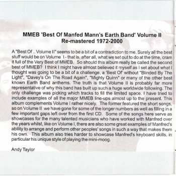CD Manfred Mann's Earth Band: The Best Of Manfred Mann's Earth Band Re-Mastered (Volume II) 155607