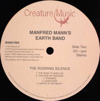 LP Manfred Mann's Earth Band: The Roaring Silence 75246