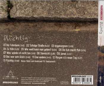 CD Manfred Maurenbrecher: Flüchtig 378804