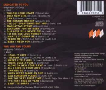 CD Manhattans: Dedicated To You / For You And Yours 245271