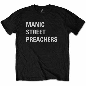 Merch Manic Street Preachers: Tričko Block Logo Manic Street Preachers 