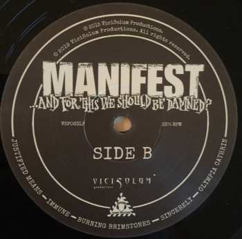 LP Manifest: ...And For This We Should Be Damned? 59571