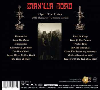 CD Manilla Road: Open The Gates