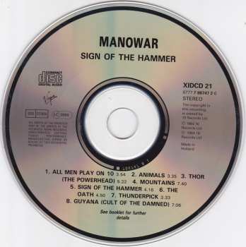 CD Manowar: Sign Of The Hammer