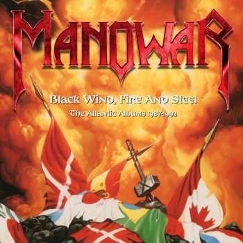 3CD/Box Set Manowar: Black Wind, Fire & Steel: Atlantic Albums 1987-1992