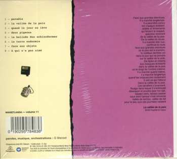 CD Gérard Manset: La Vallée De La Paix DIGI
