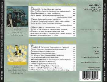 2CD Mantovani And His Orchestra: Mantovani Plays The Immortal Classics / An Album Of Favourite Melodies From The Operas 120241