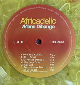 LP Manu Dibango: Africadelic CLR 489869