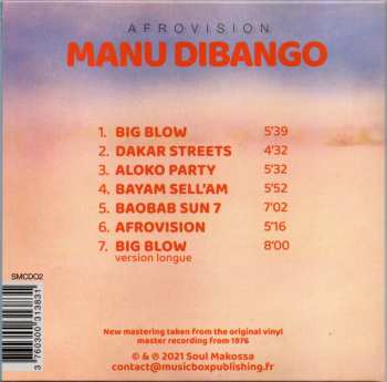 CD Manu Dibango: Afrovision 464701