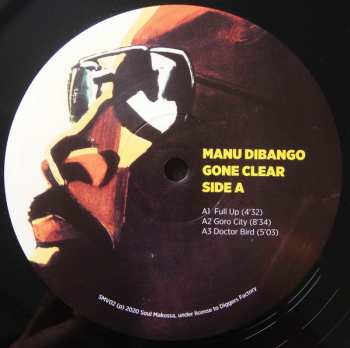 2LP Manu Dibango: Gone Clear - The Complete Kingston Sessions - Limited Edition LTD 77605
