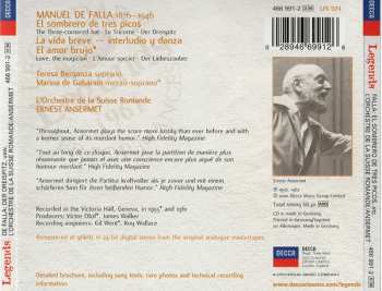CD Manuel de Falla: El Sombrero De Tres Picos El Amor Brujo 57298