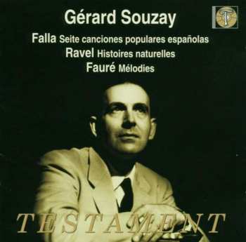 Album Manuel de Falla: Gerard Souzay Singt Lieder