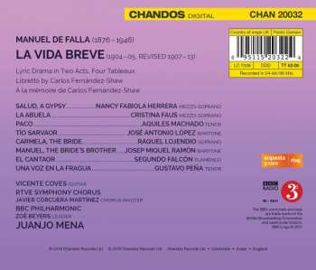 CD Manuel de Falla: La Vida Breve 320645