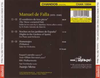 CD Manuel de Falla: Nights In The Gardens Of Spain / The Three-cornered Hat / Homenajes 347925
