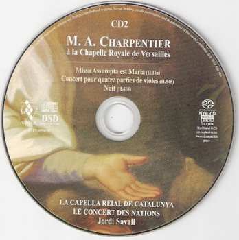 DVD/2SACD Marc Antoine Charpentier: M.A. Charpentier À La Chapelle Royalle De Versailles - Canticum Ad Beatam Virginem Mariam - Missa Assumpta Est Maria - Concert Pour Les Violes 375241