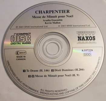 CD Marc Antoine Charpentier: Messe De Minuit Pour Noel / Te Deum 126304