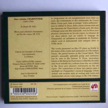CD Marc Antoine Charpentier: Te Deum - Messe Pour Plusieurs Instruments 524159