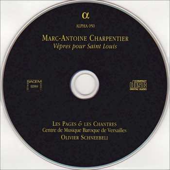 CD Marc Antoine Charpentier: Vêpres Pour Saint Louis 303313
