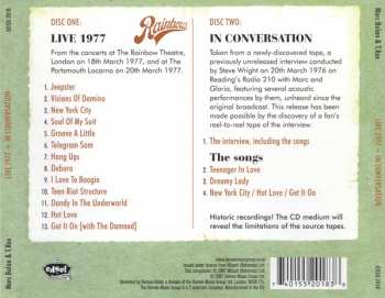 2CD Marc Bolan: Live 1977 + In Conversation 123290