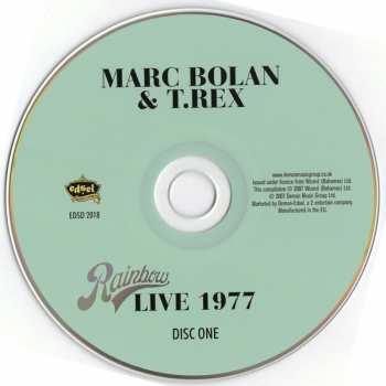 2CD Marc Bolan: Live 1977 + In Conversation 123290