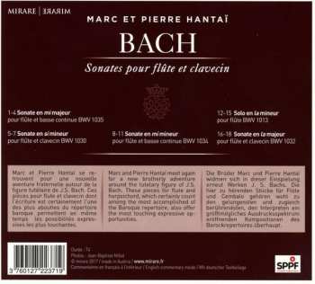CD Marc Hantaï: Sonates Pour Flûte Et Clavecin 220724