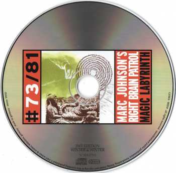 CD Marc Johnson's Right Brain Patrol: Magic Labyrinth 364811