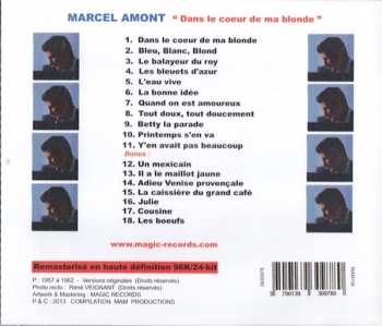 CD Marcel Amont: Dans Le Coeur De Ma Blonde 183291