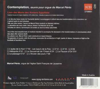 CD Marcel Pérès: Contemplation (Livre Des Morts Des Anciens Egyptiens) DIGI 394403