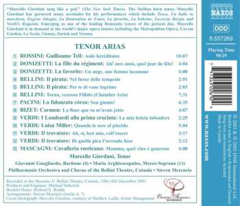 CD Marcello Giordani: Tenor Arias 324583